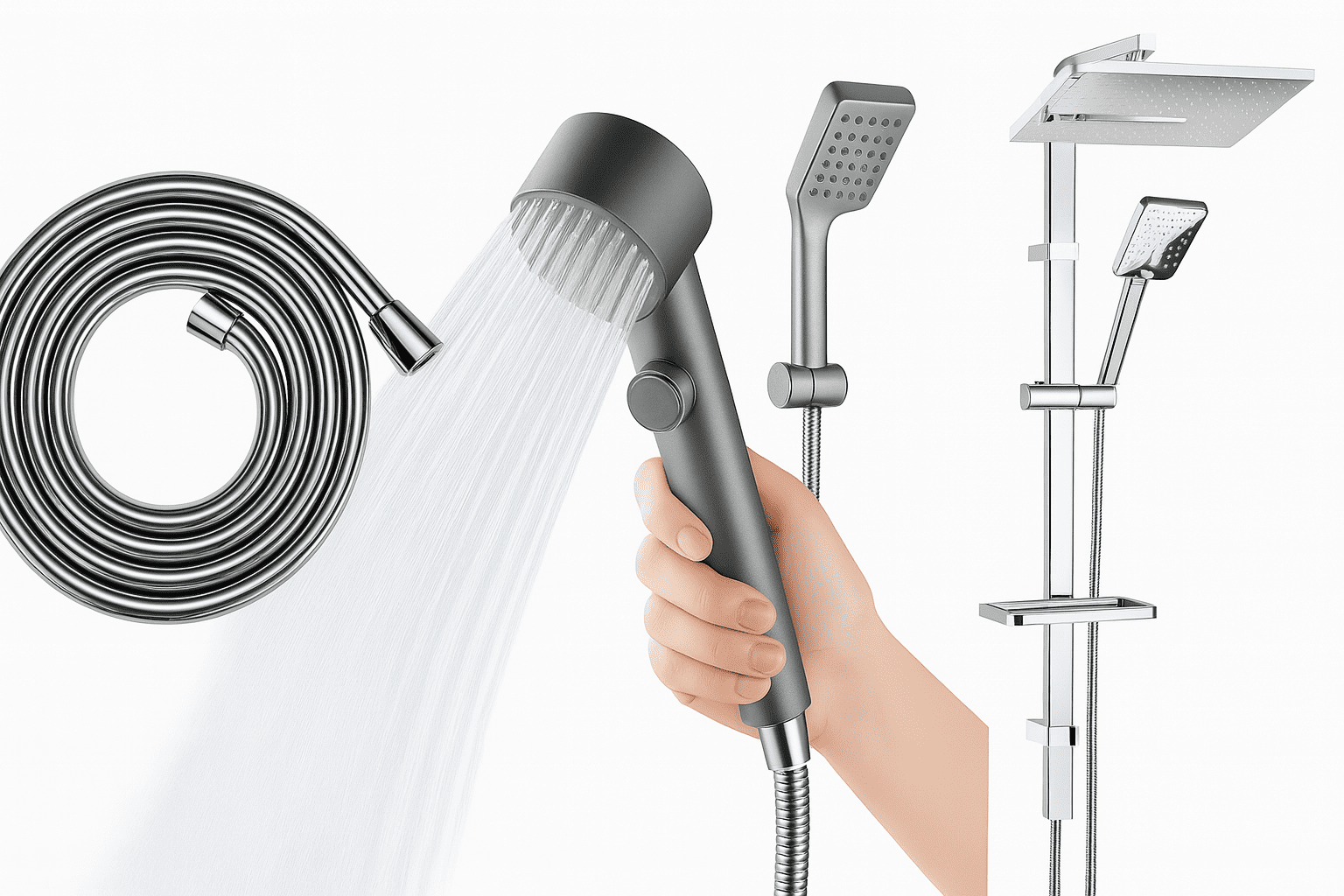 DUŞ SETLERİ, BAŞLIKLAR ve HORTUMLAR