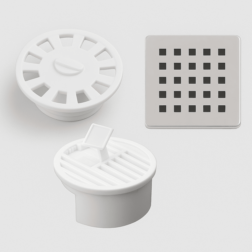 PLASTİK VE KROM SÜZGEÇ KAPAKLARI 