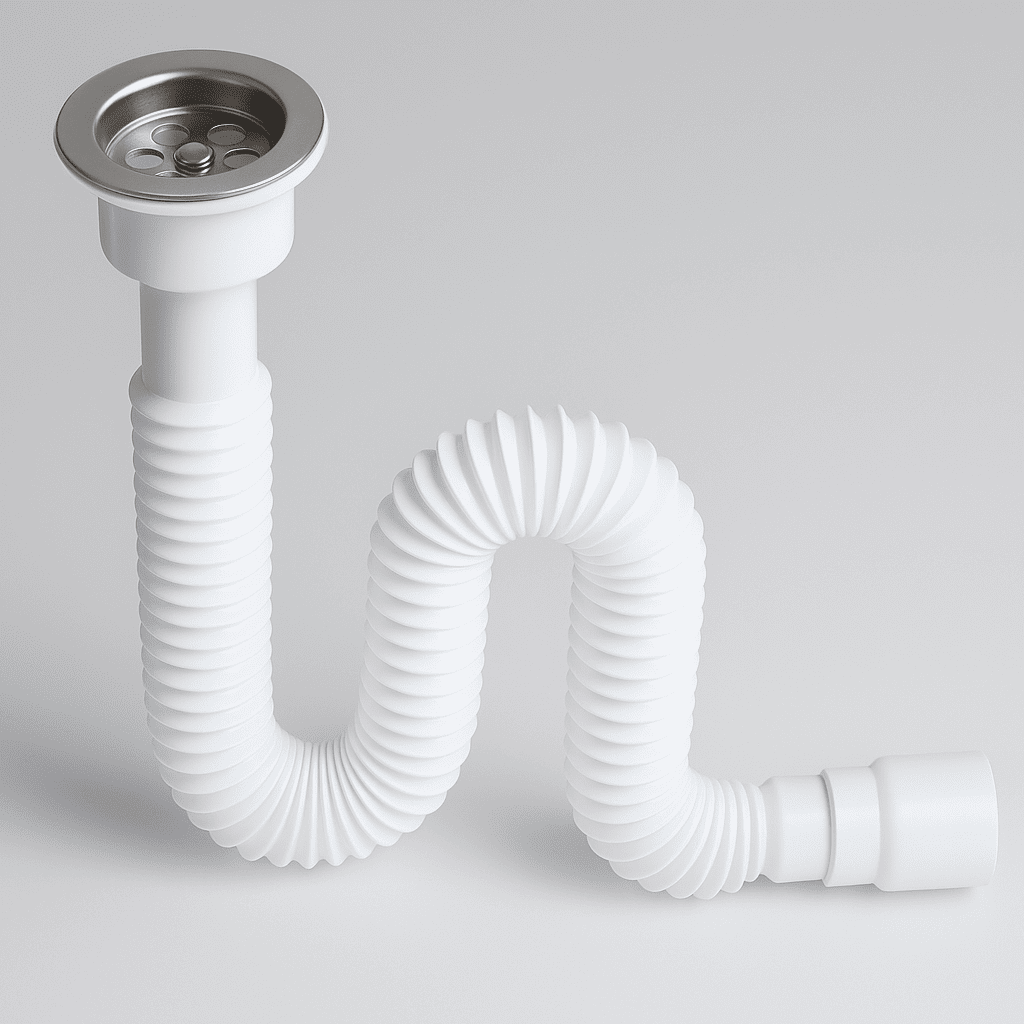 65*40 Lüks Körüklü Lavabo Sifonu