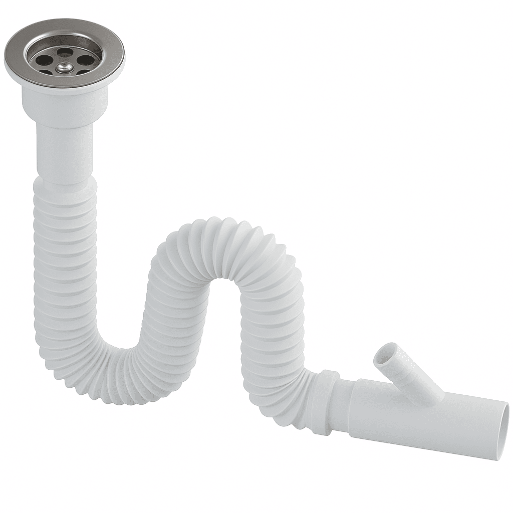 65*32 LÜX KÖRÜKLÜ ÇAMAŞIR ÇIKIŞLI LAVABO SİFONU